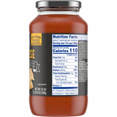 Kroger® 6-Cheese Pasta Sauce Perspective: right