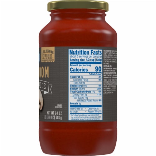 Kroger®  Mushroom Pasta Sauce Jar Perspective: right