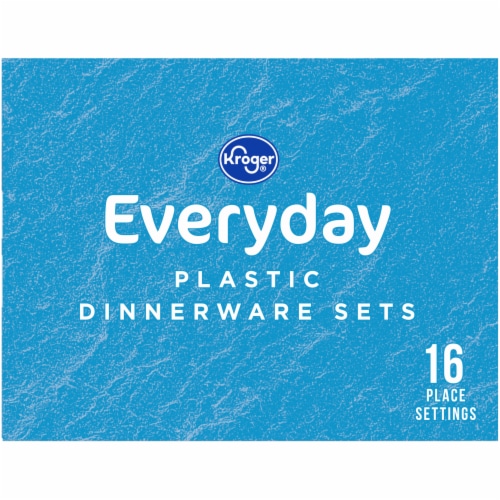 Kroger® Everyday White Plastic Dinnerware Sets Perspective: right