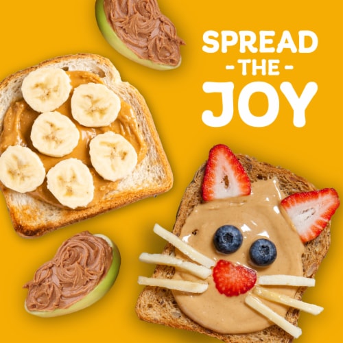 Kroger® Roasted Peanuts & Honey Crunchy Peanut Butter Jar Perspective: right