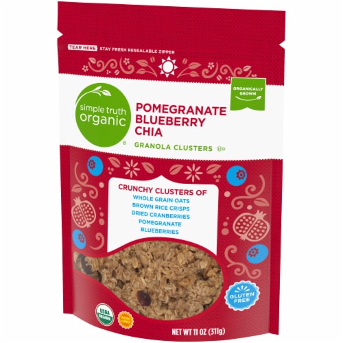 Simple Truth Organic® Pomegranate Blueberry Chia Granola Clusters Perspective: right