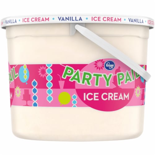 Kroger® Vanilla Ice Cream Party Pail Perspective: right