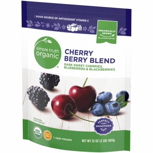 Simple Truth Organic® Cherry Berry Blend Frozen Fruit Perspective: right
