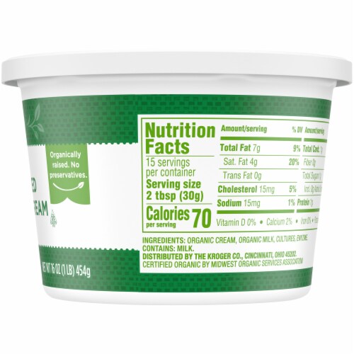 Simple Truth Organic™ Cultured Grade A Sour Cream Perspective: right