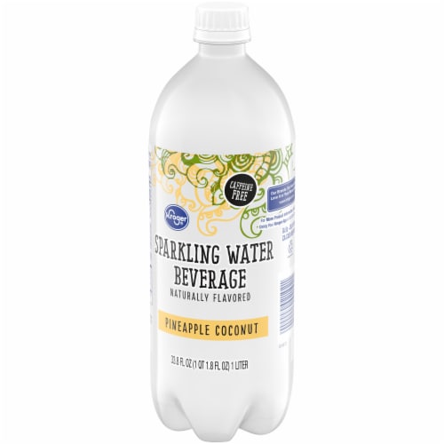 Kroger®  Pineapple Coconut Sparkling Water Perspective: right