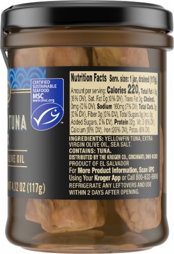 Private Selection™ Yellowfin Tuna Fillets in Extra Virgin Olive Oil Perspective: right