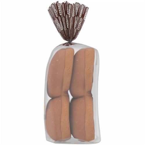 Kroger® 100% Whole Wheat Hamburger Buns Perspective: right
