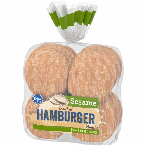 Kroger® Sesame Hamburger Buns Perspective: right