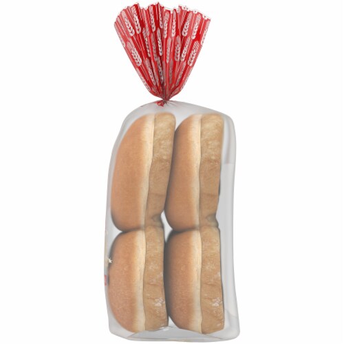 Kroger® White Jumbo Hamburger Buns Perspective: right