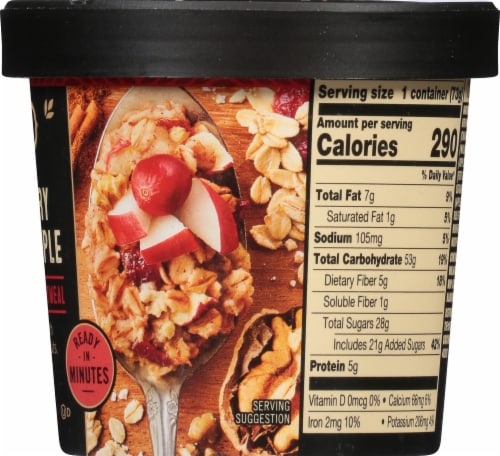Private Selection™ Cranberry Apple Walnut Steel-Cut Rolled Oatmeal Perspective: right
