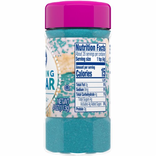 Kroger® Teal Sanding Sugar Perspective: right