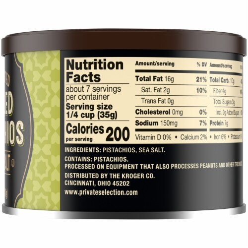 Private Selection® Dry Roasted Shelled Pistachios with Sea Salt Perspective: right