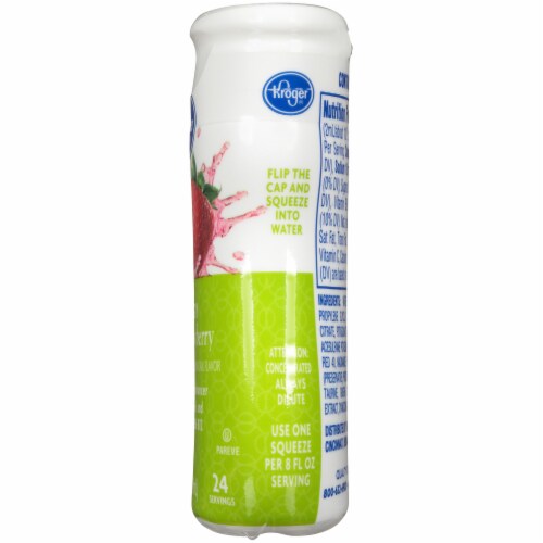 Kroger® Strawberry Kiwi Energy Liquid Water Enhancer Perspective: right