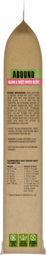 Abound™ Salmon & Sweet Potato Recipe Adult Dry Dog Food Perspective: right
