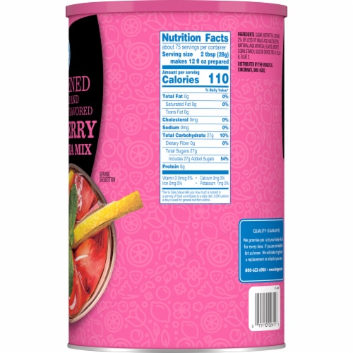 Kroger® Sweetened Raspberry Instant Iced Tea Mix Perspective: right