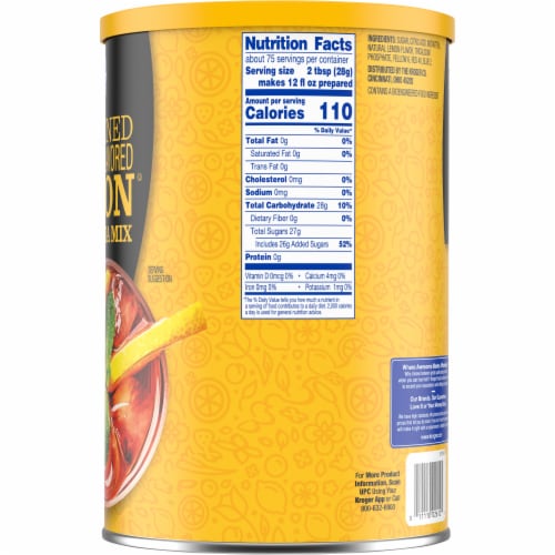 Kroger® Sweetened Lemon Instant Iced Tea Mix Perspective: right