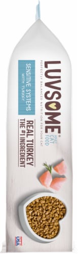 Luvsome® Sensitive Systems with Turkey Adult Dry Cat Food Perspective: right