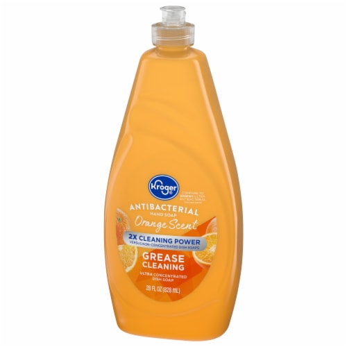 Kroger® Ultra Concentrated Antibacterial Liquid Dish Soap Orange Scent Perspective: right