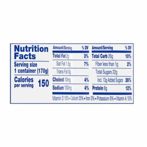 Kroger Strawberry Low Fat Yogurt Cup Perspective: right