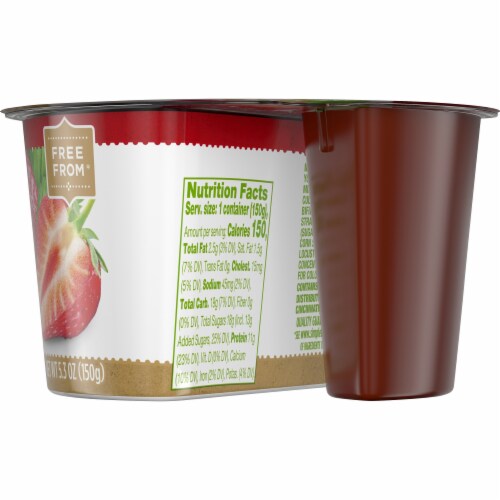 Simple Truth® 2% Strained Strawberry Greek Yogurt Perspective: right