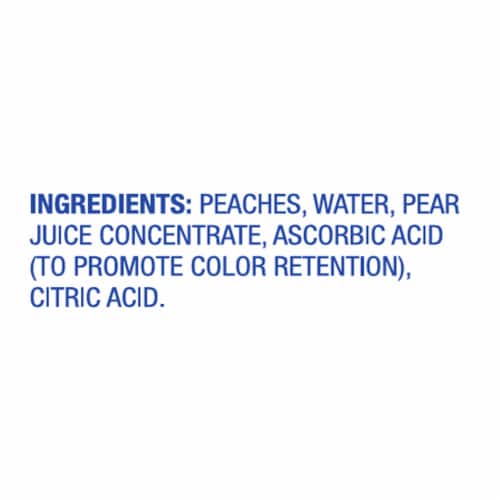 Kroger® Canned Yellow Cling Sliced Peaches in Pear Juice Perspective: right