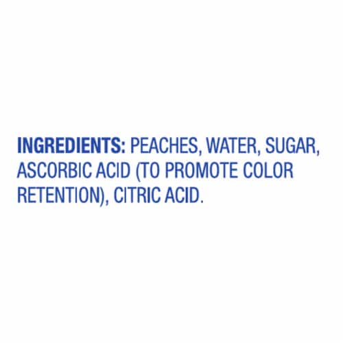 Kroger® Yellow Cling Sliced Peaches in Extra Light Syrup Perspective: right