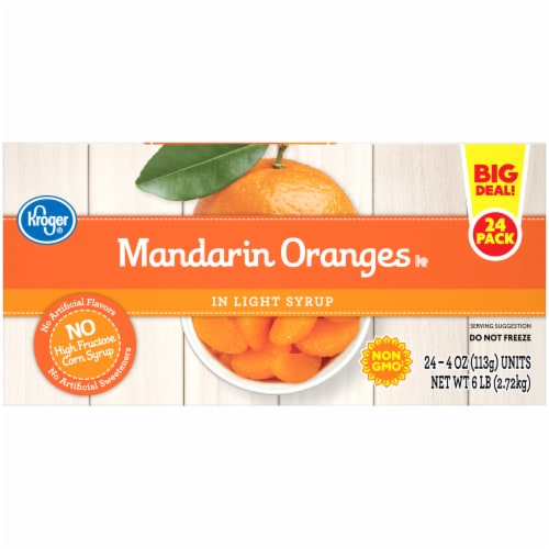 Kroger® Mandarin Orange Cups in Light Syrup BIG DEAL! Perspective: right