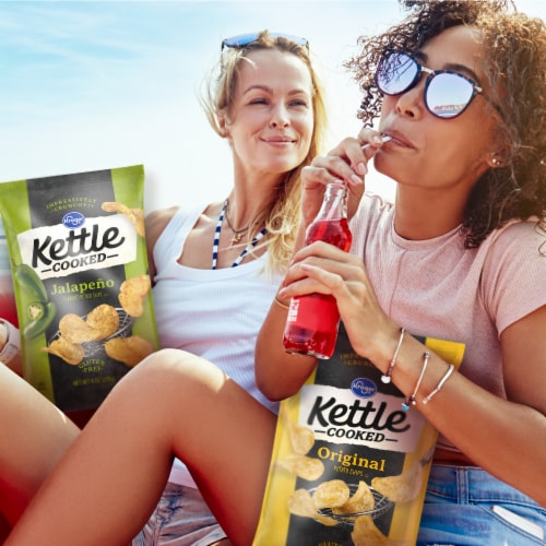 Kroger® Jalapeño Kettle Cooked Potato Chips Perspective: right
