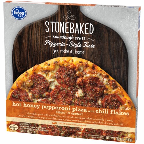 Kroger® Hot Honey Pepperoni Frozen Pizza Perspective: right