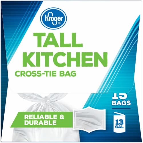 Kroger® Tall Kitchen Cross Tie Bags Perspective: right