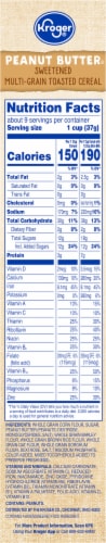 Kroger® Peanut Butter Multi-Grain Toasted Cereal Perspective: right