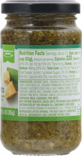 Simple Truth Organic™ Basil Pesto Perspective: right