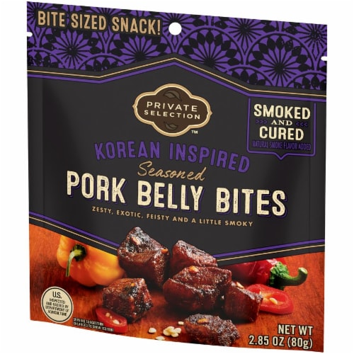 Private Selection™ Korean Inspired Seasoned Pork Belly Bites Perspective: right