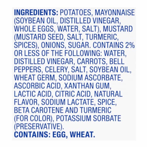 Kroger® Mustard Potato Salad Perspective: right