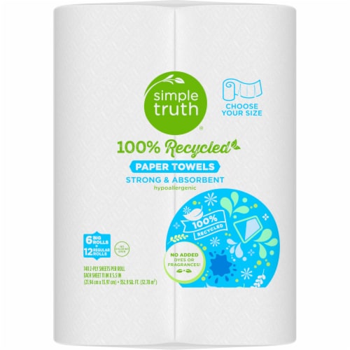 Simple Truth™100% Recycled Paper Towels Perspective: right