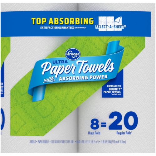 Kroger® SelectASheet Paper Towels, 8 rolls Kroger