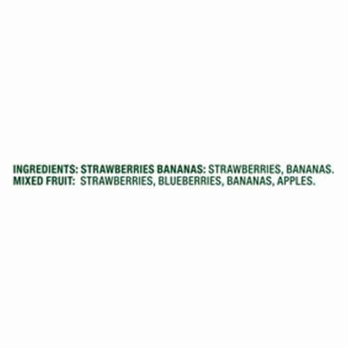 Simple Truth® Mixed Fruit & Strawberry Banana Freeze Dried Fruit Variety Pack Perspective: right