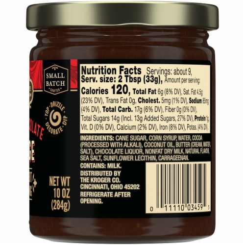 Private Selection™ Dark Chocolate Fudge Dessert Sauce Topping Perspective: right