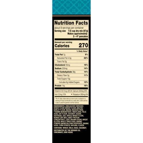 Private Selection® Toasted Coconut Protein Pancake Mix Perspective: right