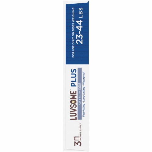 Luvsome® Plus Flea & Tick Dog Treatment Perspective: right