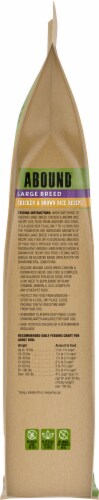 Abound Large Breed Chicken and Brown Rice Dry Dog Food Perspective: right