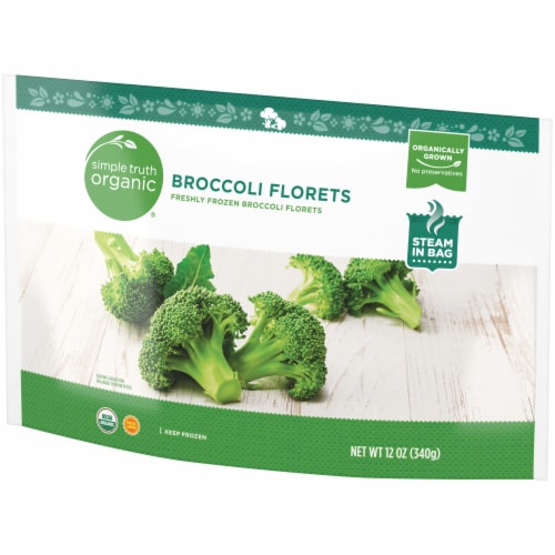 Simple Truth Organic® Freshly Frozen Broccoli Florets Perspective: right