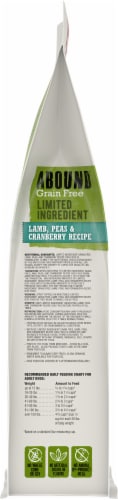 Abound® Grain Free Limited Ingredient Lamb Peas & Cranberry Recipe Adult Dog Food Perspective: right