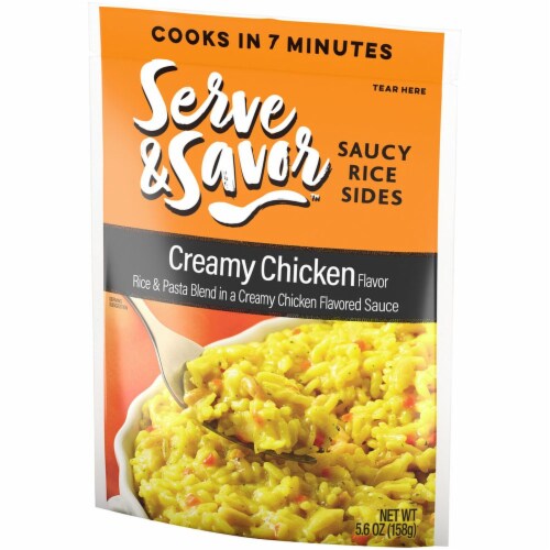 Serve & Savor Chicken Flavored Rice and Sauce Perspective: right