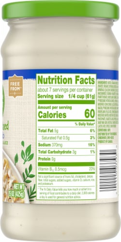 Simple Truth™ Plant Based Alfredo Vegan Pasta Sauce Perspective: right