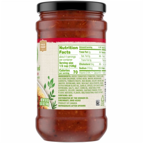 Simple Truth™ Plant Based Bolognese Vegan Pasta Sauce Perspective: right