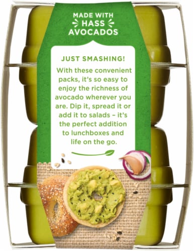 Simple Truth™ Everything Bagel Seasoning Mashed Avocado Single Serve On-The-Go Packs Perspective: right