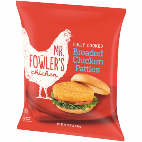 Mr. Fowler's™ Breaded Chicken Patties Perspective: right