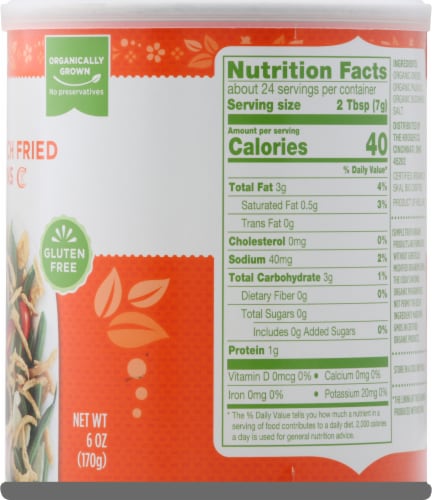 Simple Truth Organic™ Gluten Free Crispy French Fried Onions Perspective: right