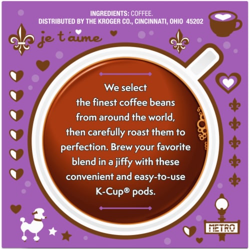 Kroger® French Roast Medium Dark Roast K-Cup Coffee Pods Perspective: right